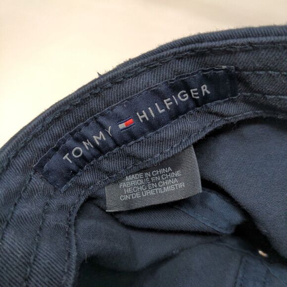 Tommy Hilfiger Men's Slideback Hat Blue Size OS Embroidered Logo - Picture 7 of 8